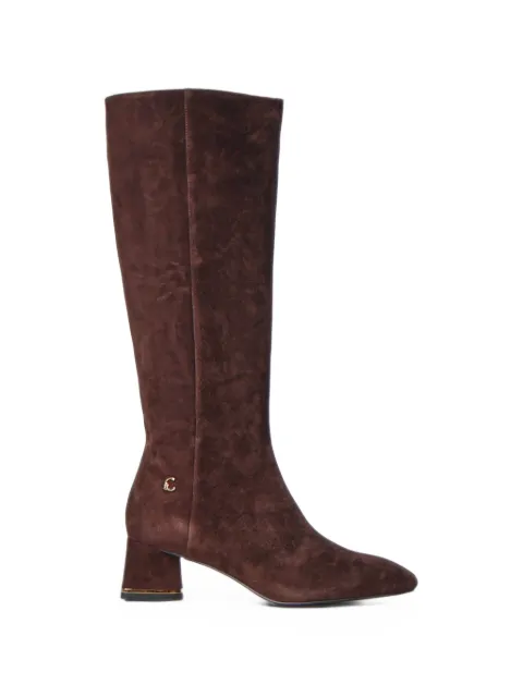 Coccinelle suede block-heel boots