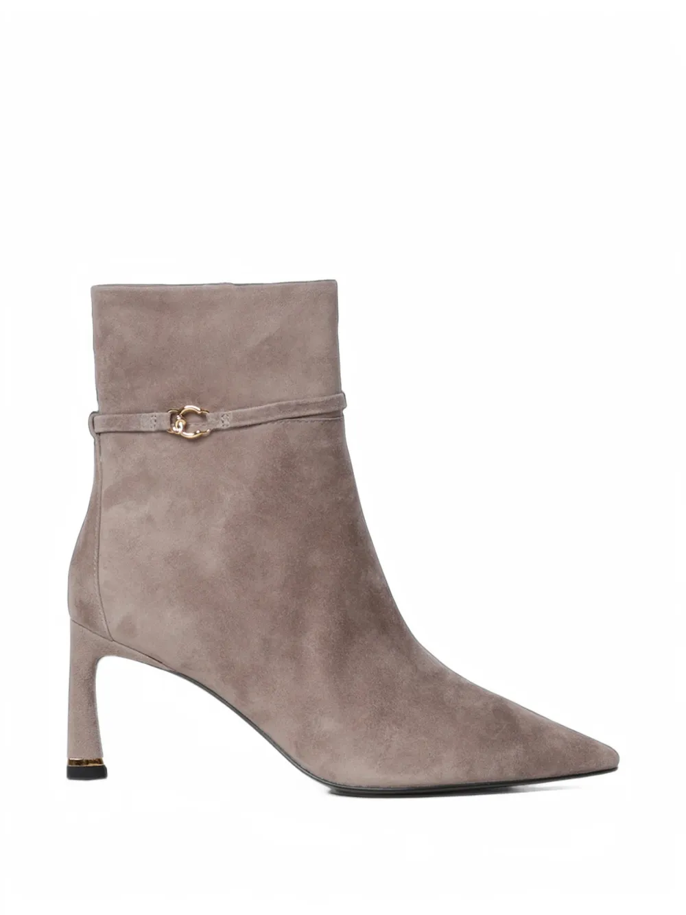 Coccinelle C-Look pointed-toe buckled boots - Toni neutri