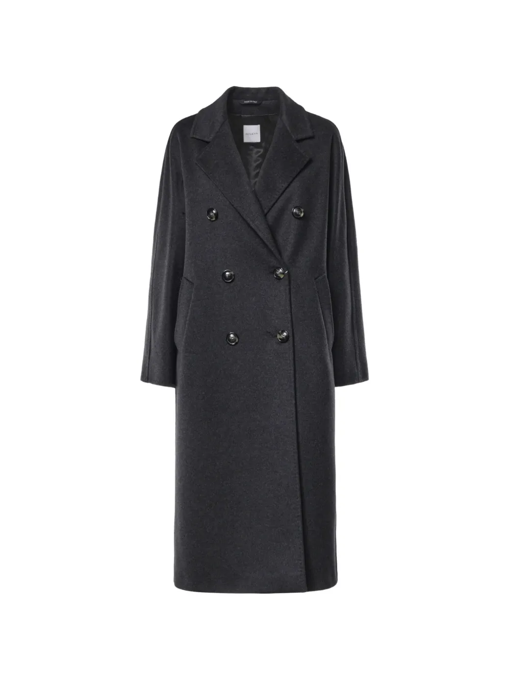 ALISHEVA double-breasted notch-lapel coat - Grey