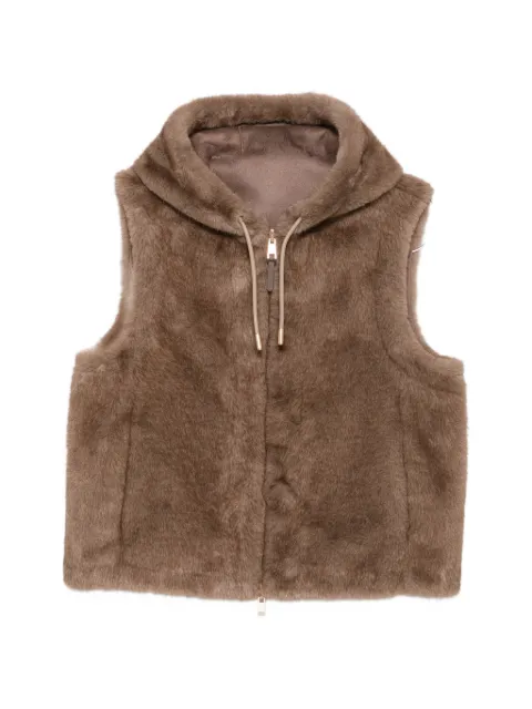 MABRUN Fantasy reversible hooded gilet