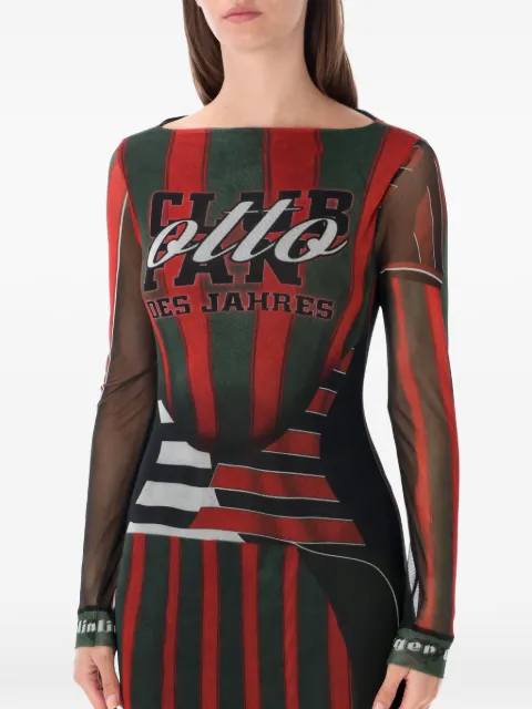 Ottolinger Sporty Polo graphic-print maxi dress