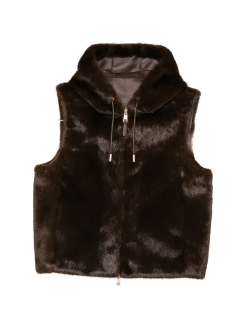 MABRUN Fantasy faux-fur reversible gilet