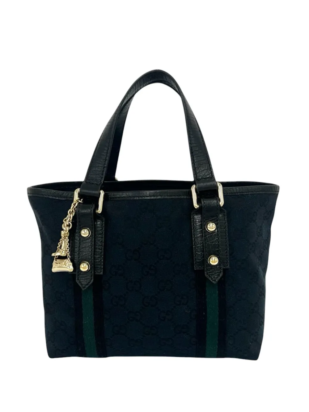 Gucci Pre-Owned 2000-2015 Jolicoeur Handtasche aus GG Canvas - Schwarz