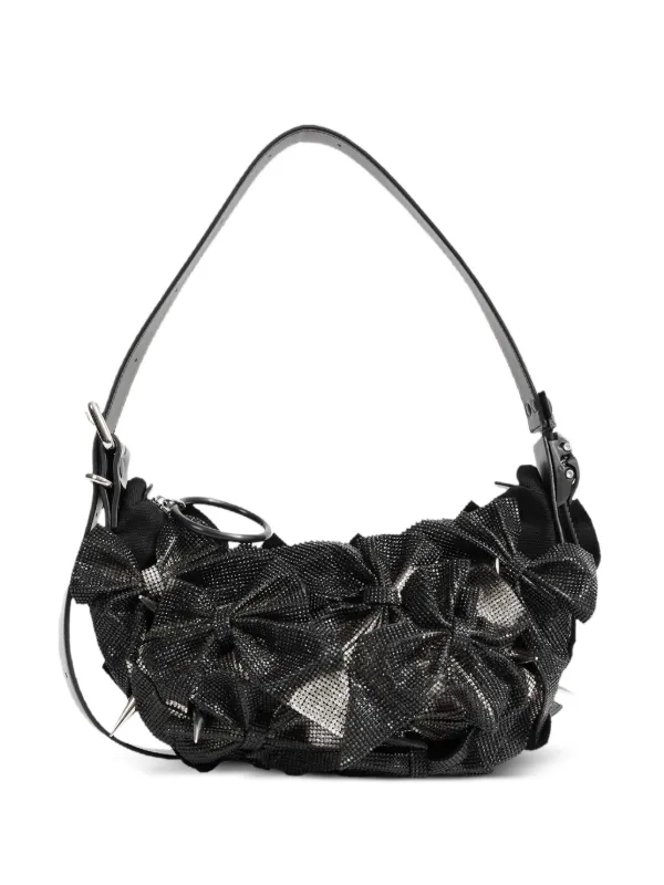Junya Watanabe X Innerraum Strass Bow-detail Shoulder Bag in Black