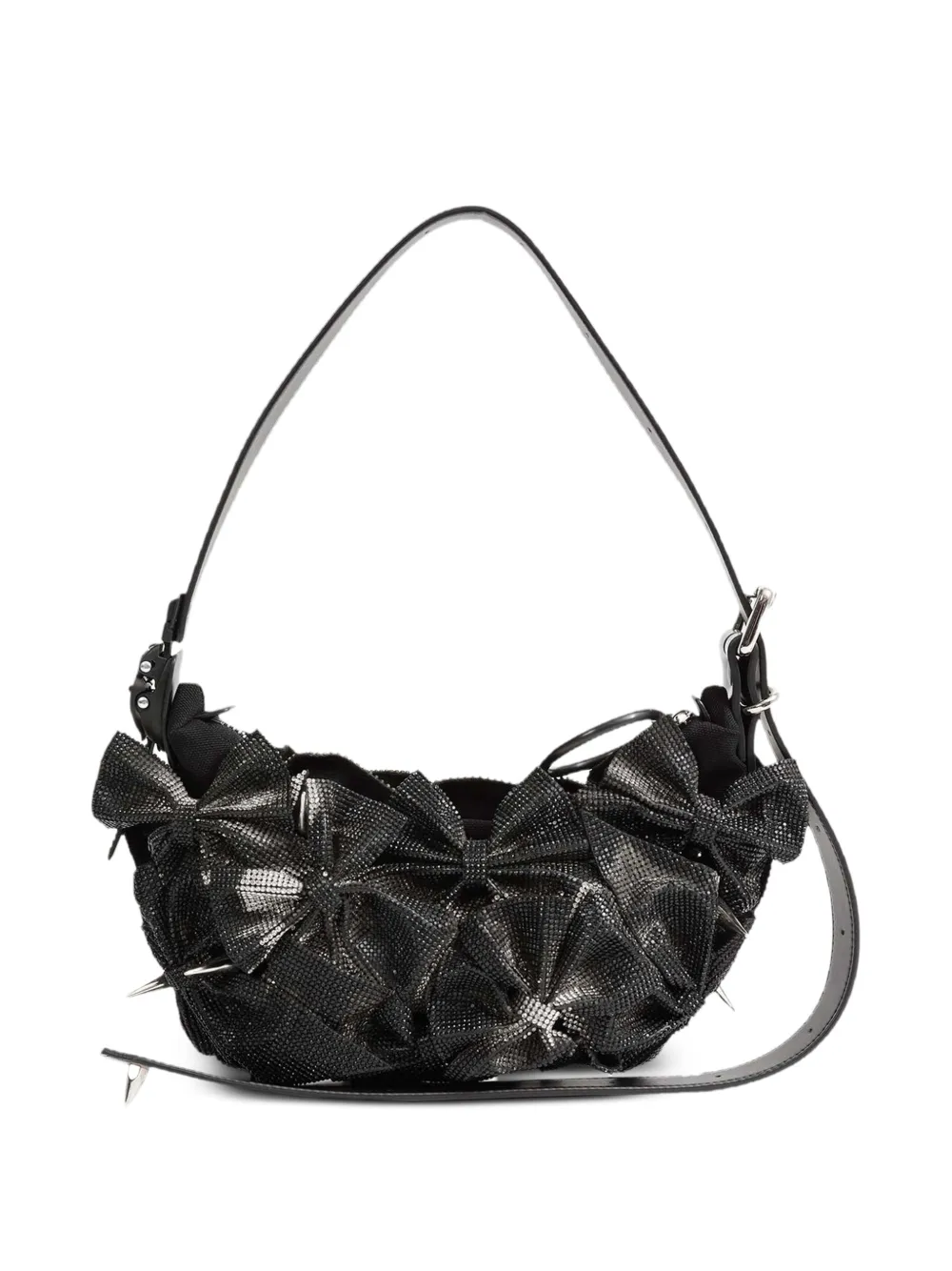 Junya Watanabe X Innerraum Strass Bow-detail Shoulder Bag in Black, view 2