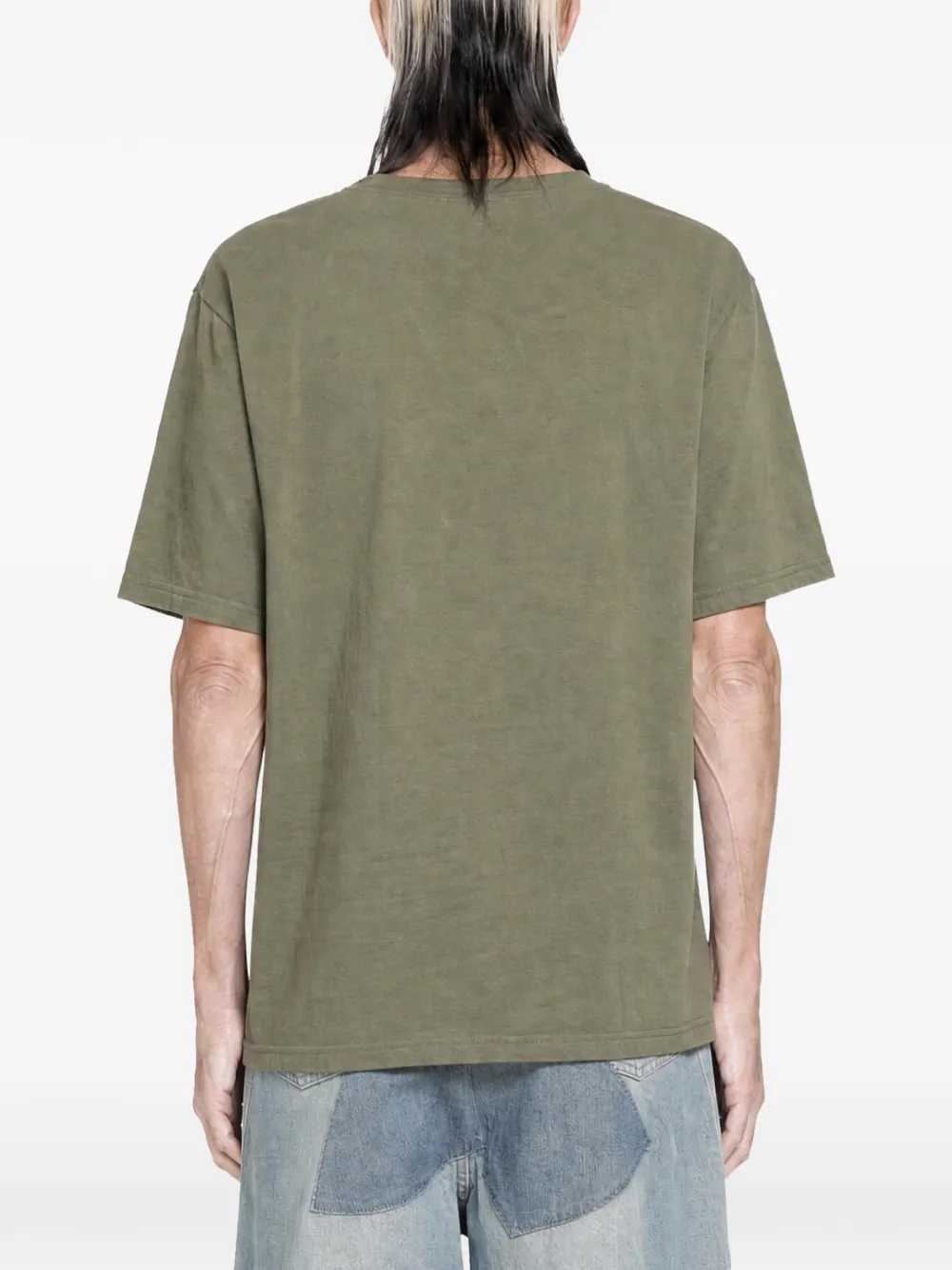 KAPITAL T-shirt met zak Groen