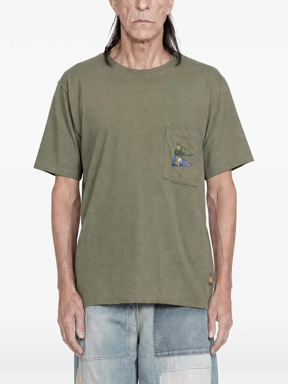 KAPITAL pocket T-shirt - Vert KAPITAL pocket T-shirt - Vert
