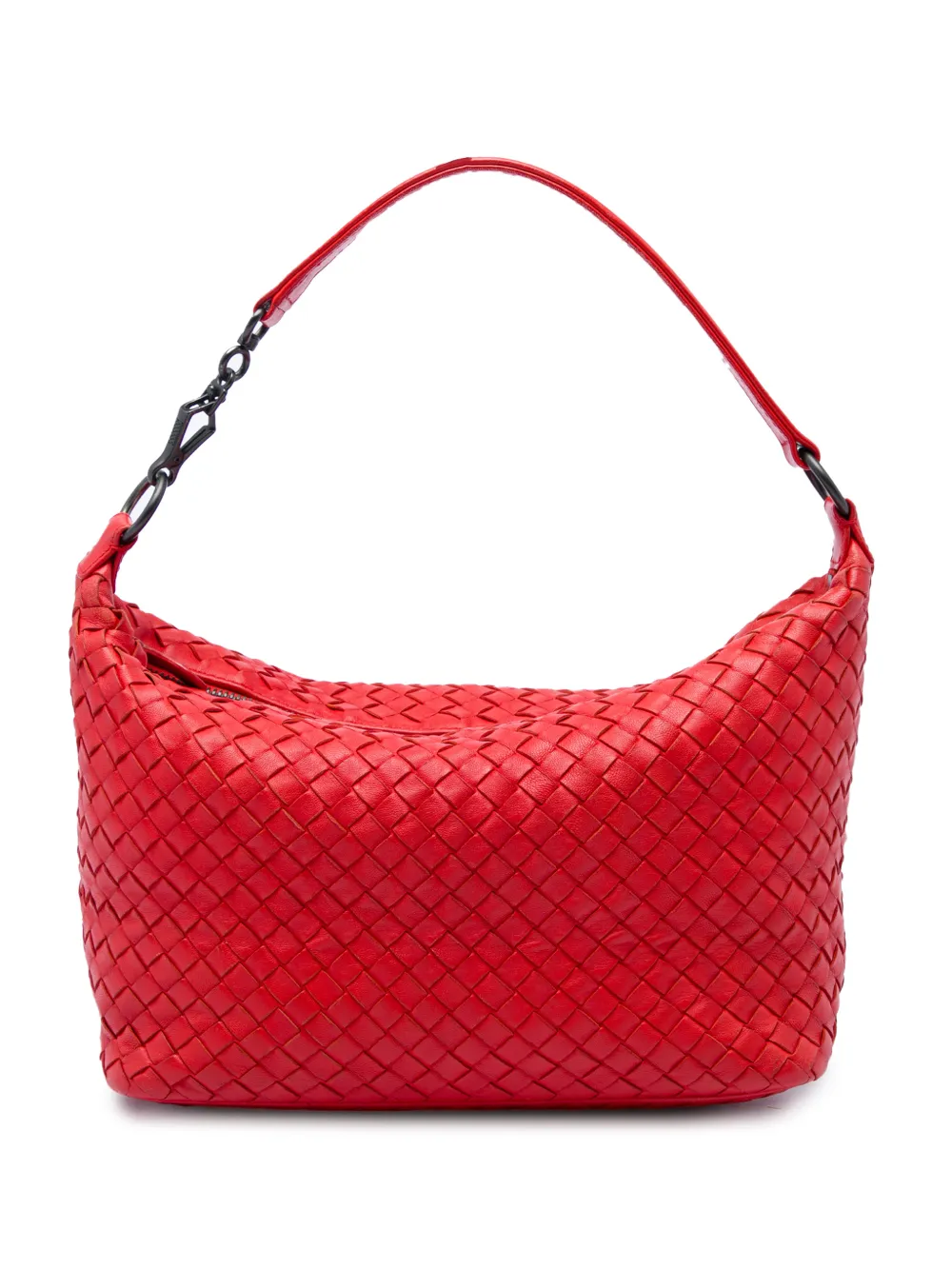 Bottega Veneta Pre-Owned 2012-2026 Intrecciato Schultertasche aus Nappaleder - Rot
