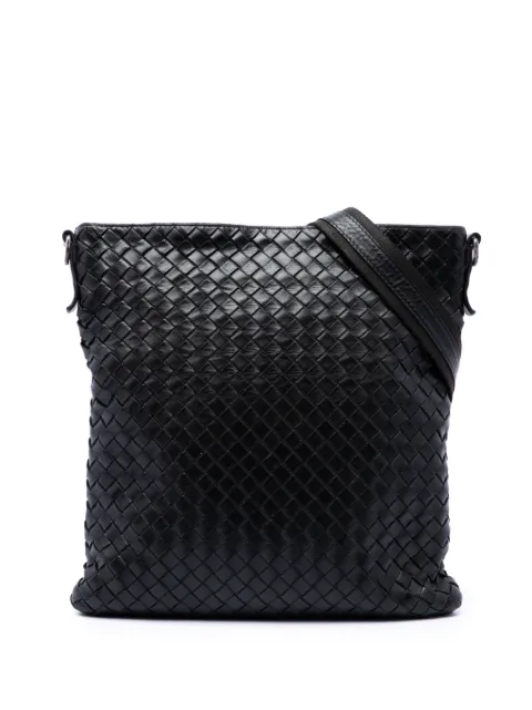 Bottega Veneta Pre-Owned bandolera VN de piel de napa Intrecciato 2012-2026