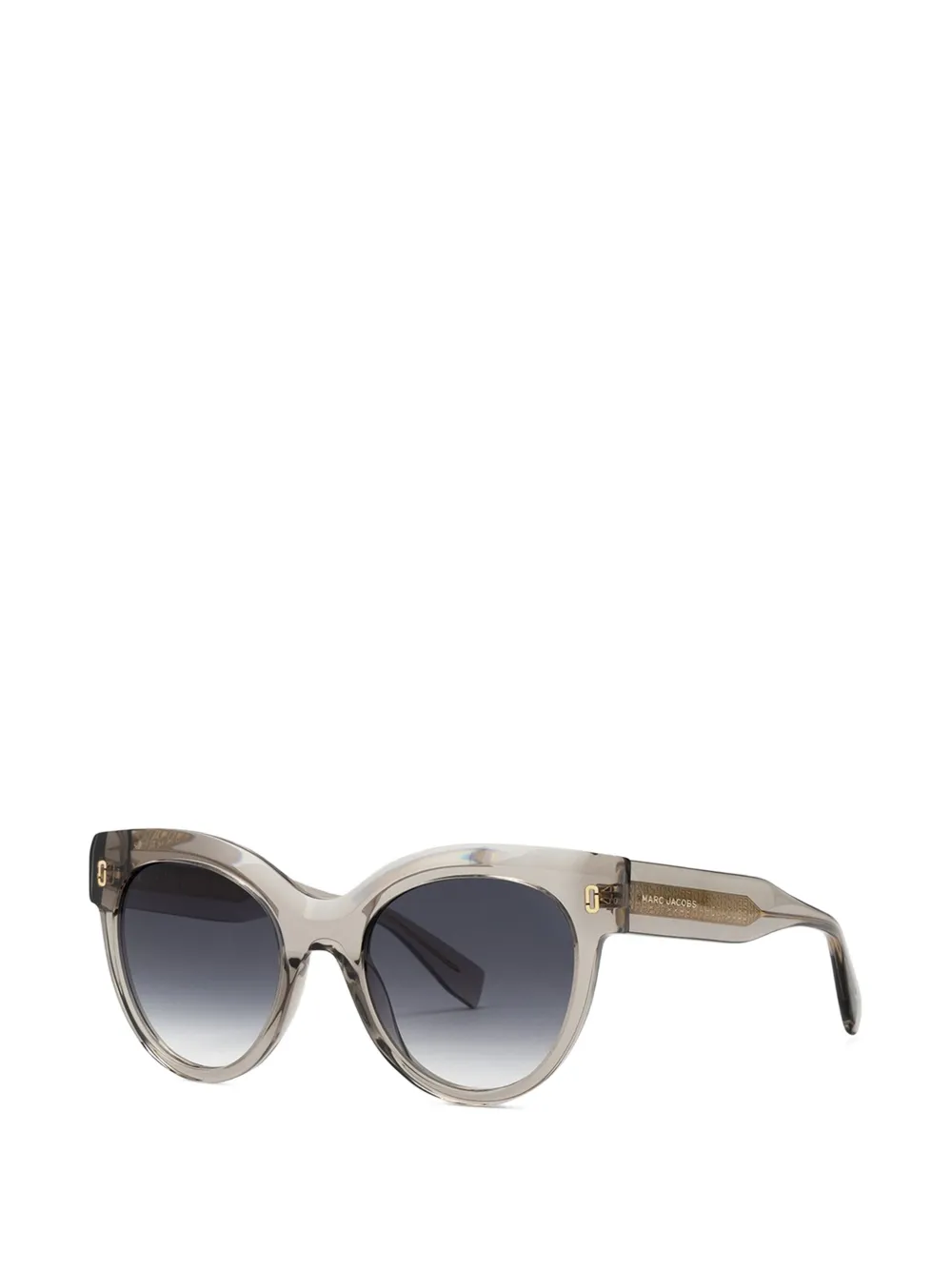 Marc Jacobs logo-plaque cat-eye-frame sunglasses Grijs