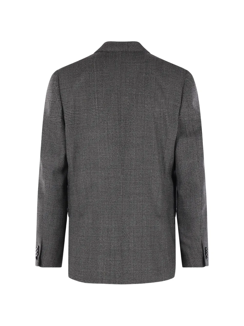 Lardini prince of wales check double-breasted blazer Grijs