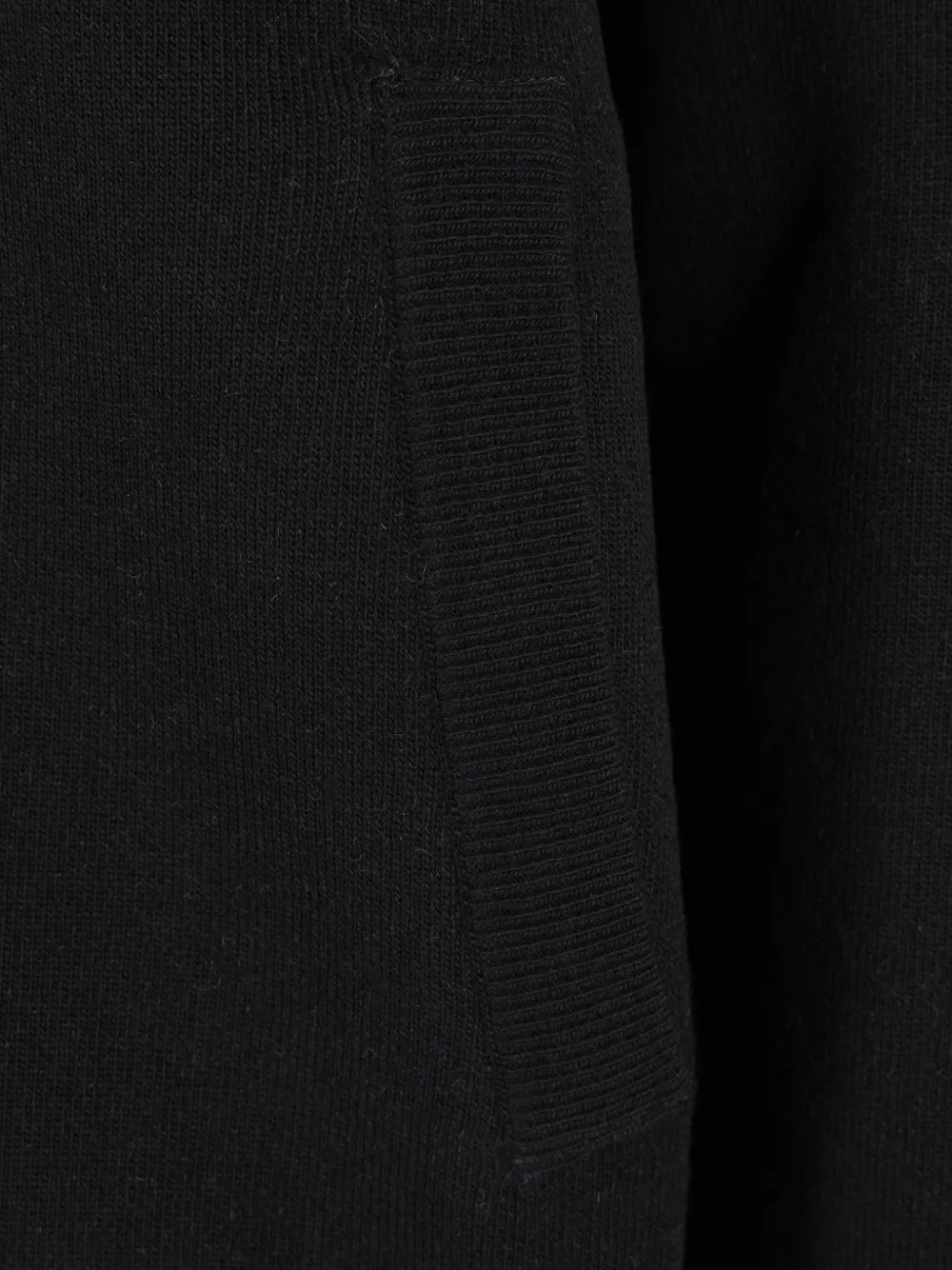 Lardini zip-up knitted cardigan Zwart