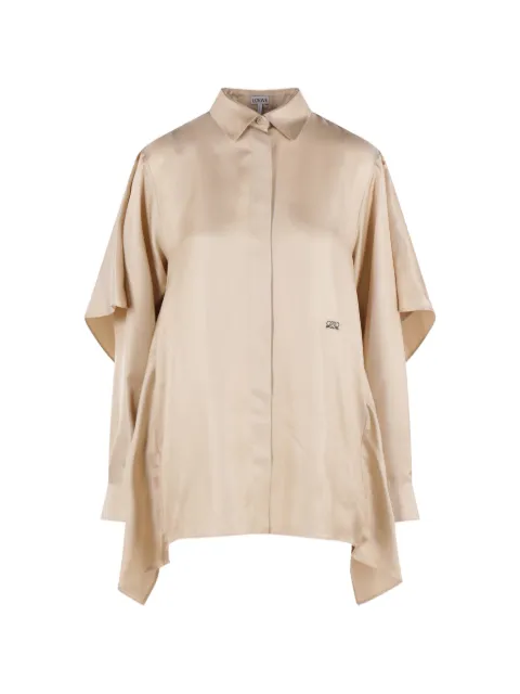 LOEWE chemise cape en soie