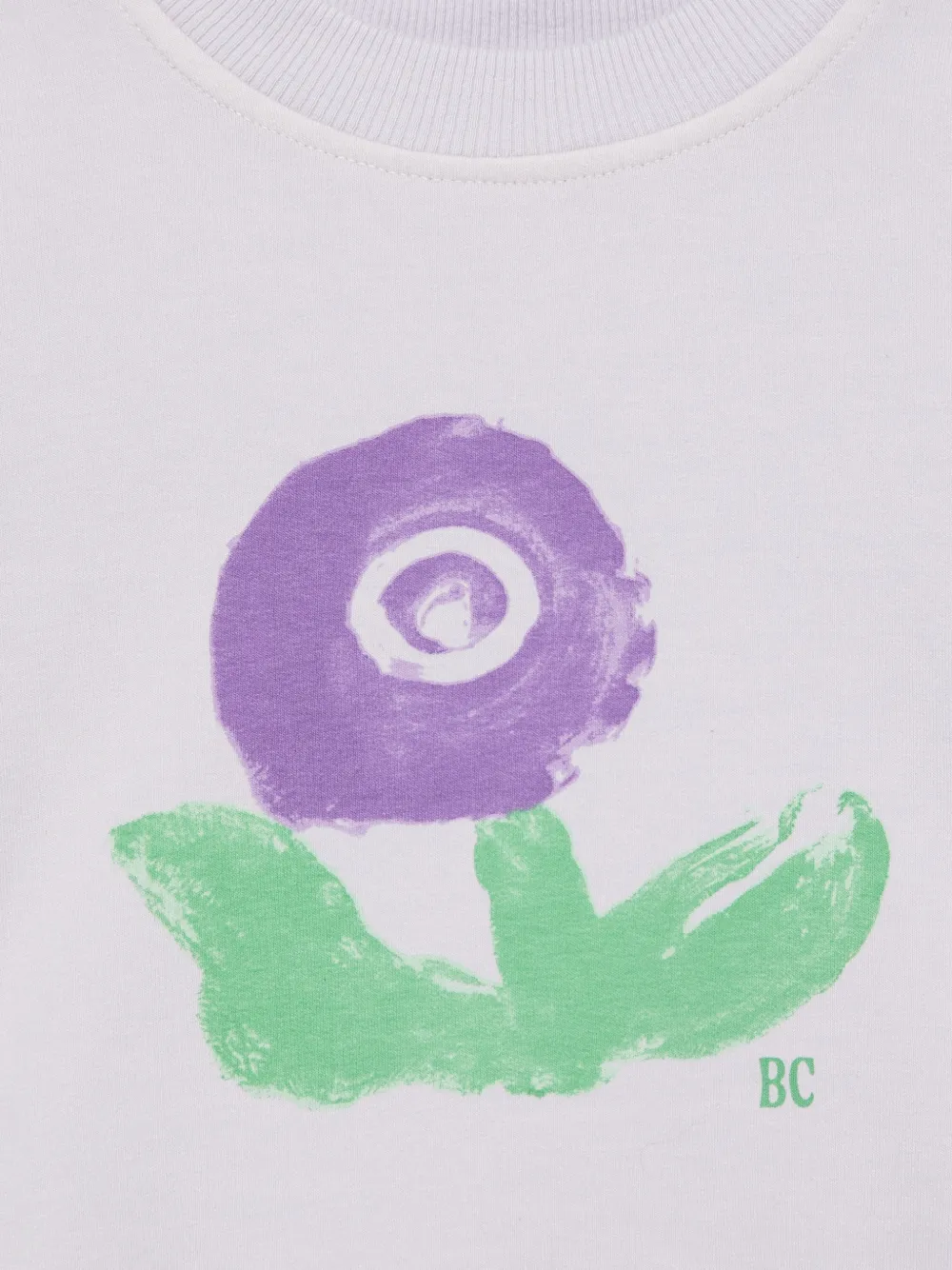 Bobo Choses Sweater met bloemenprint Paars