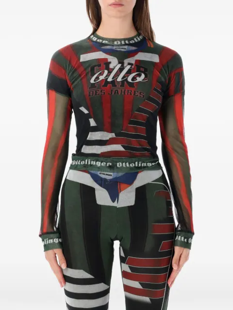 Ottolinger graphic-print long-sleeve t-shirt