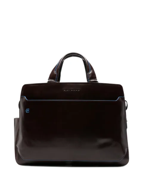 PIQUADRO Blue Square logo-plaque laptop bag