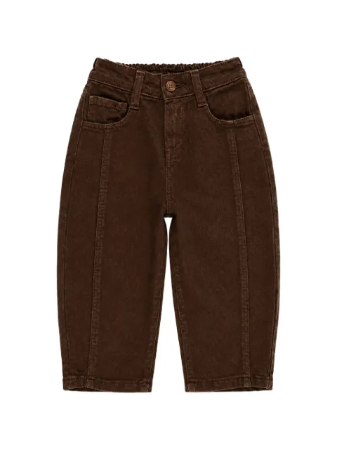 Miss Grant Kids Wide-Leg-Jeans mit Nahtdetail
