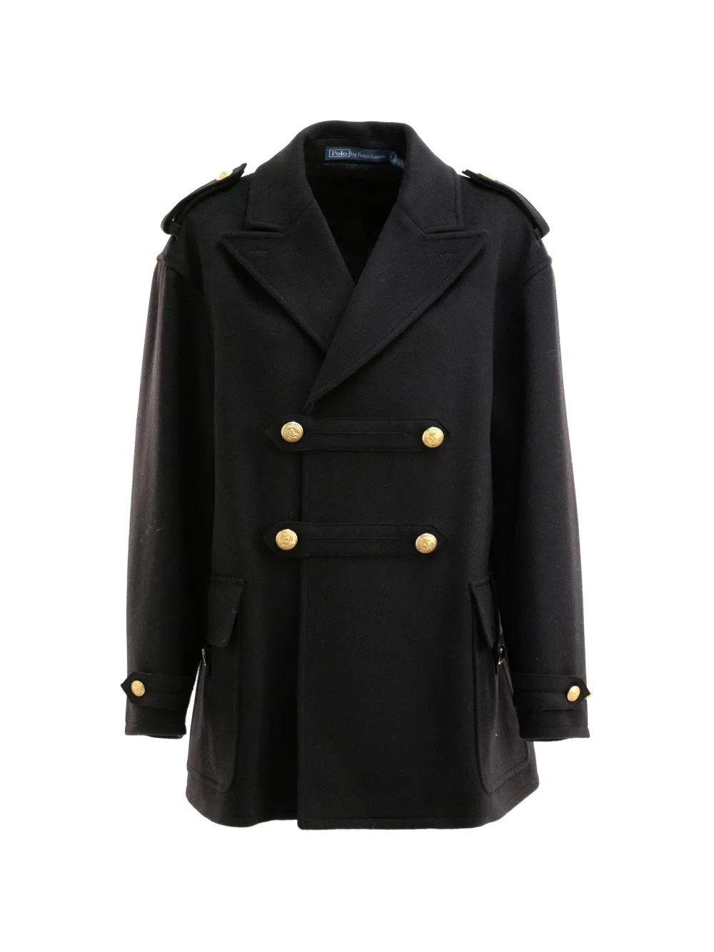 Polo Ralph Lauren double-breasted military-style jacket - Nero