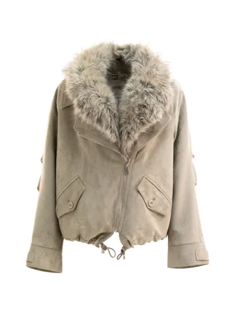 VALENTINI 1972 faux-fur trim drawstring jacket