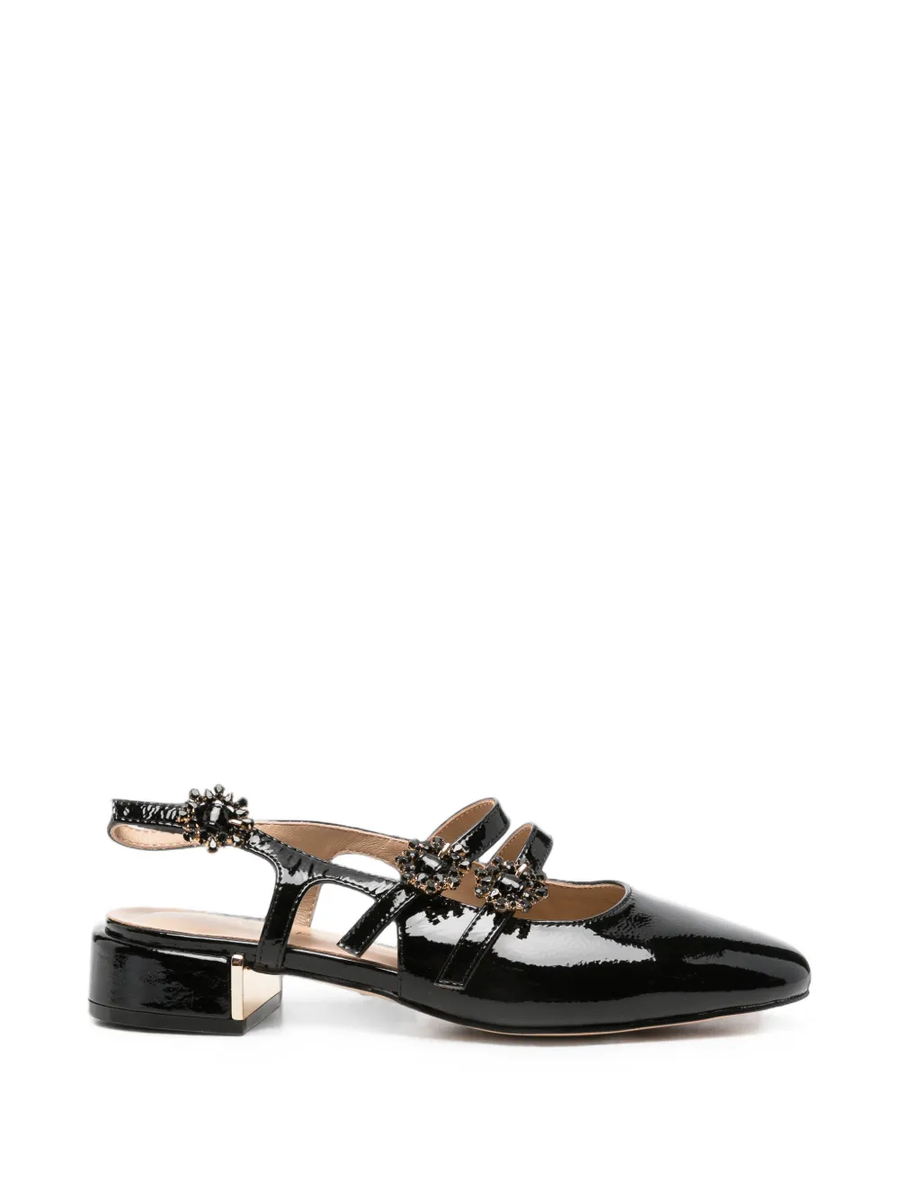 ALMA EN PENA crystal-embellished patent leather pumps - Noir ALMA EN PENA crystal-embellished patent leather pumps - Noir