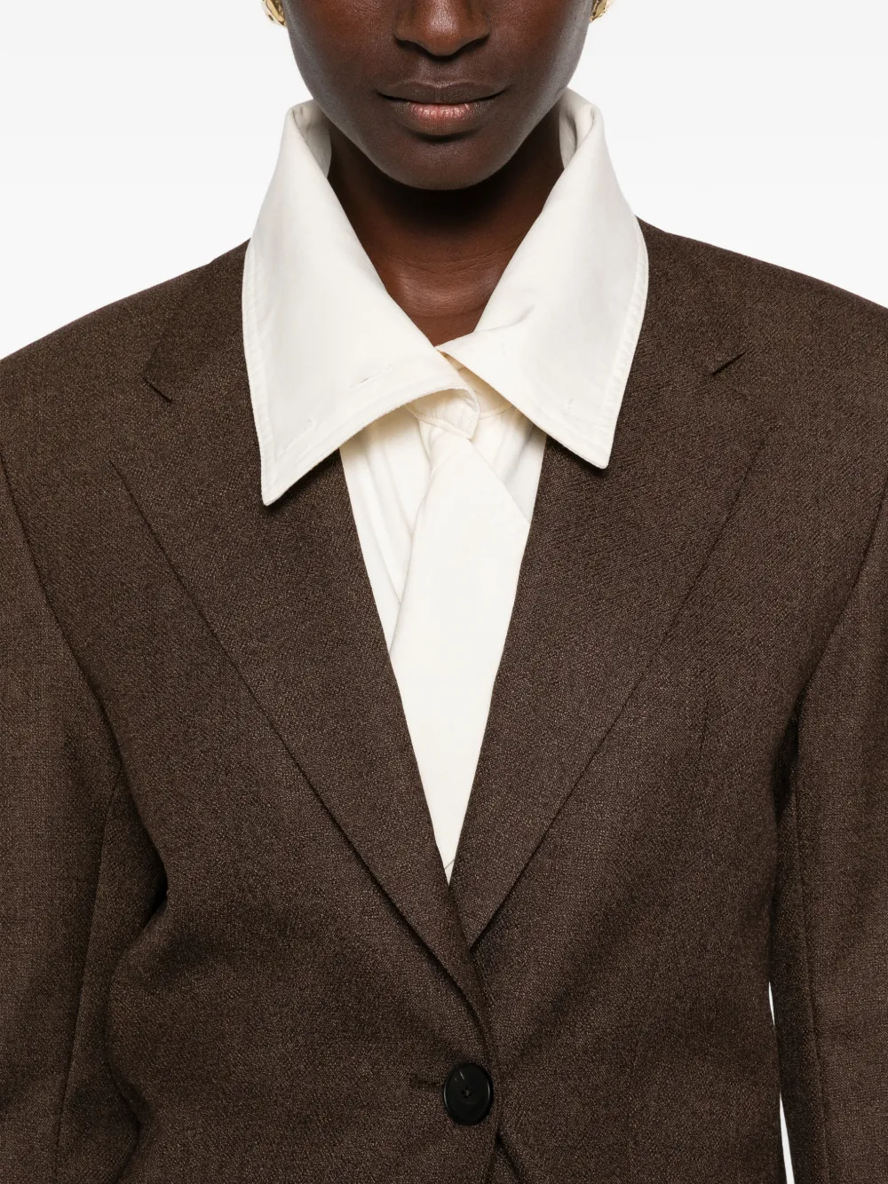 Seafarer Astro blazer met gekerfde revers Bruin