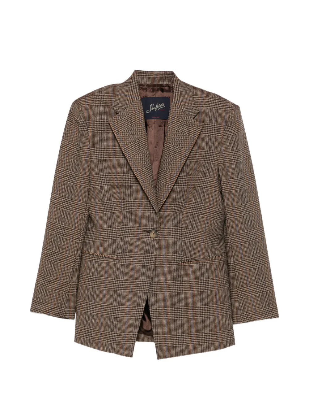 Seafarer Astro Prince of Wales check blazer