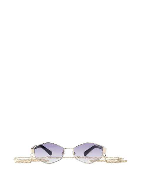 Marc Jacobs Eyewear geometric-frame chain-link sunglasses