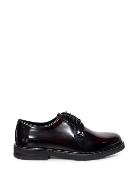 Poche Paris polished-finish derby shoes