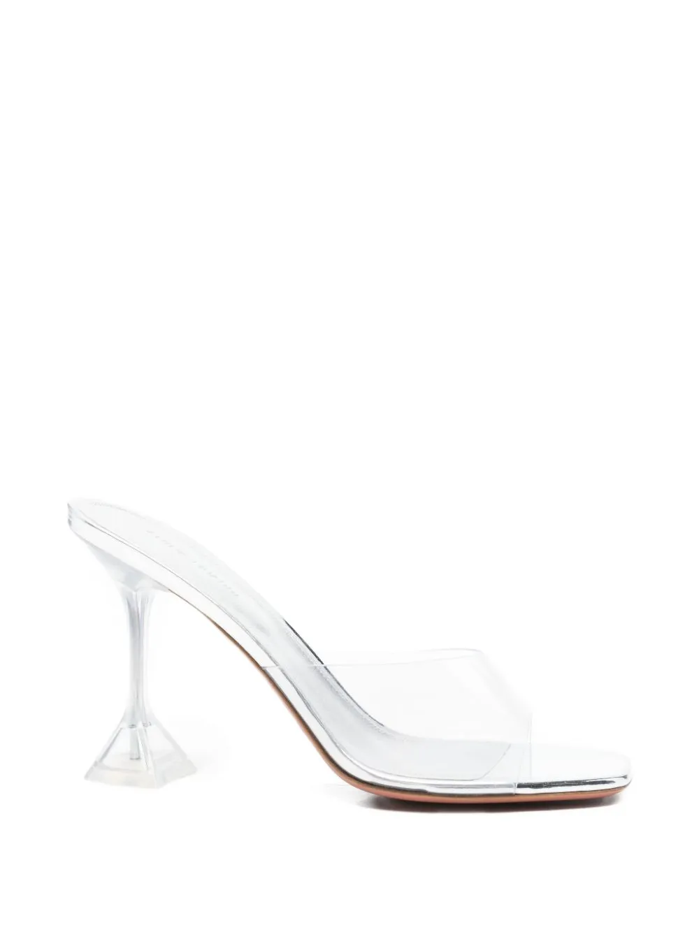 Amina Muaddi sandales Lupita à talon sablier - Blanc Amina Muaddi sandales Lupita à talon sablier - Blanc