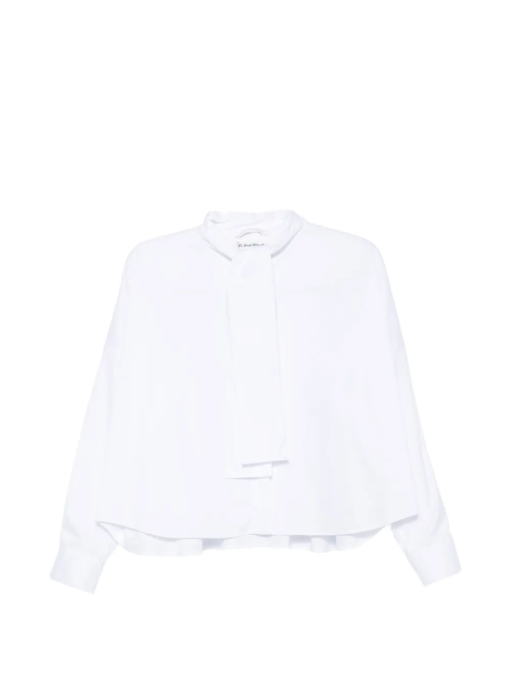 Le Sarte Pettegole Blouse met strik Wit