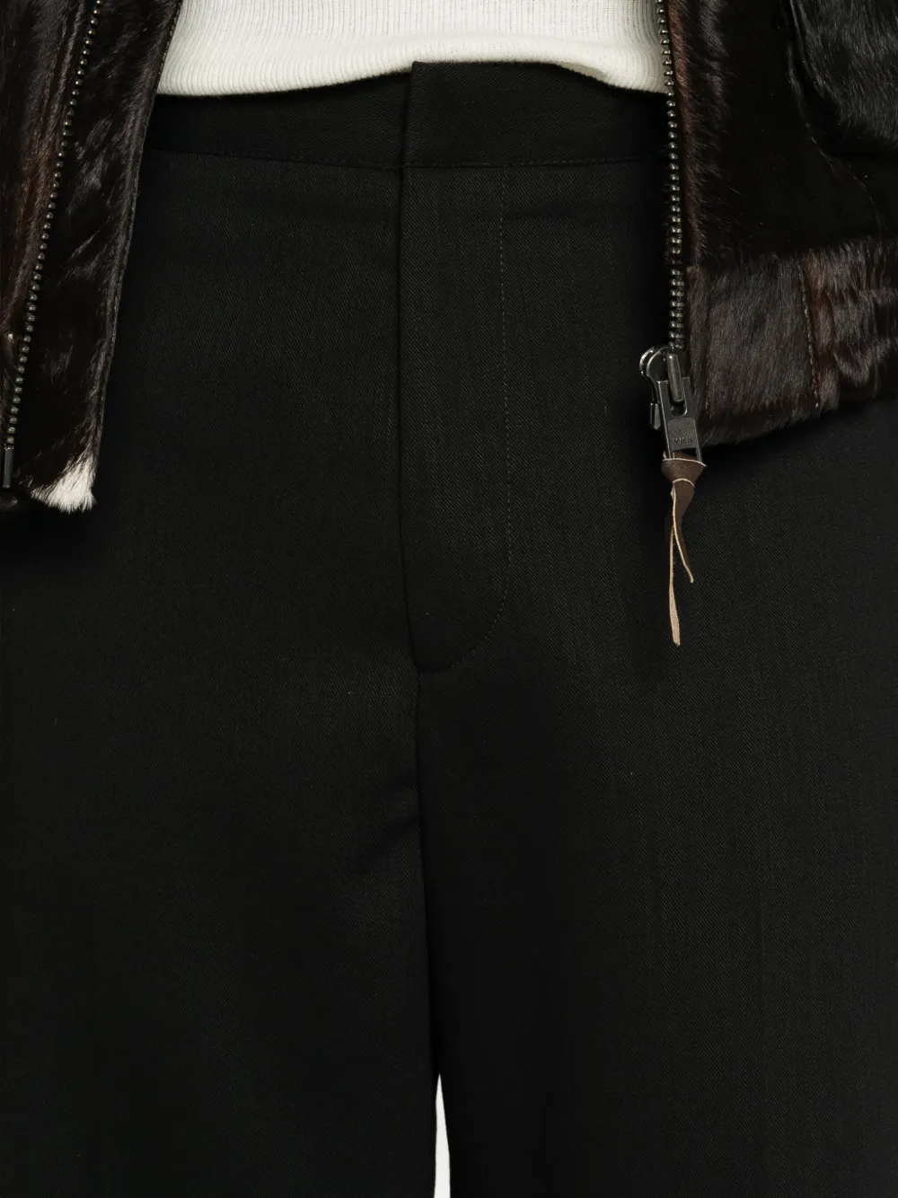 Costumein Straight broek Zwart