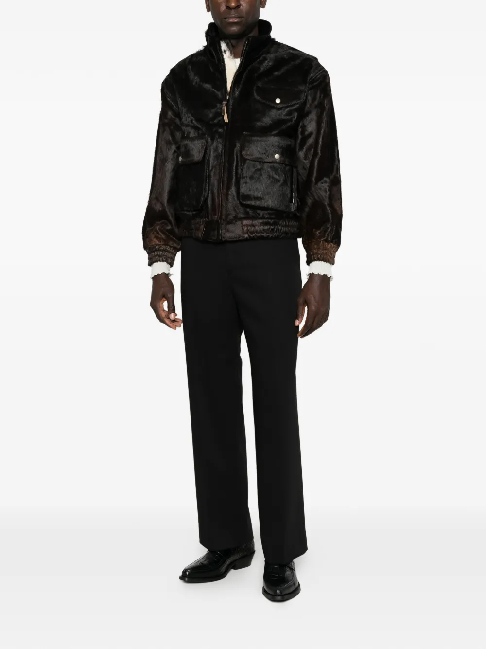 Costumein Straight broek Zwart
