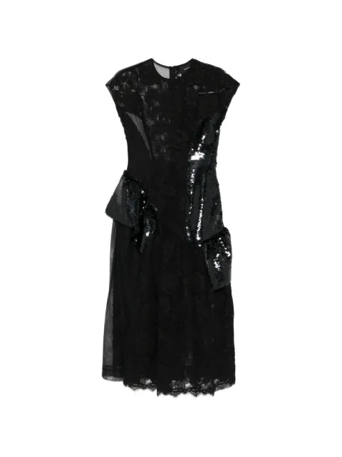Simone Rocha cap-sleeve midi dress