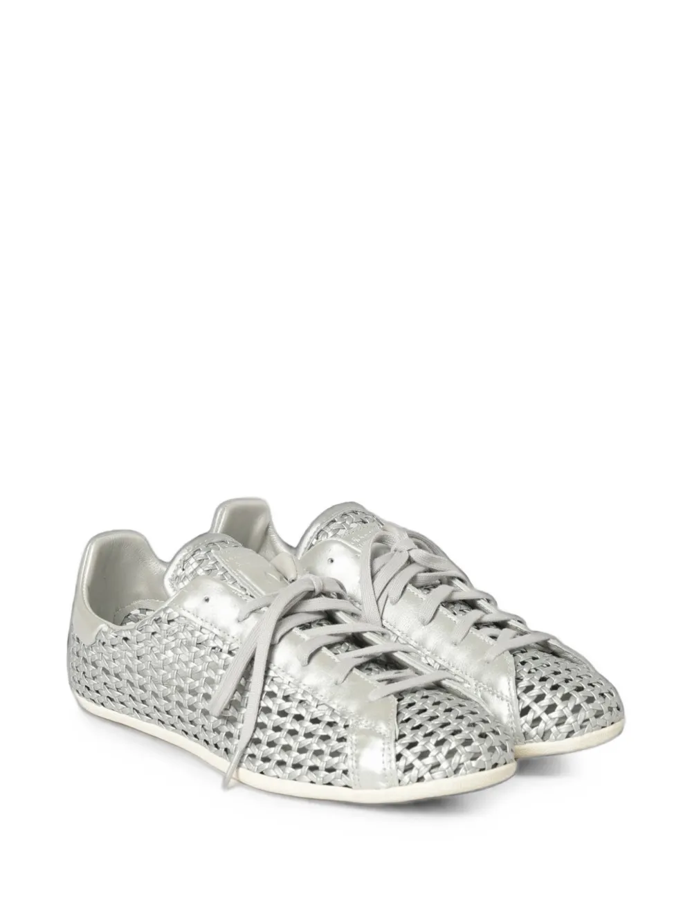 adidas Stan Smith Lo Pro woven sneakers Zilver