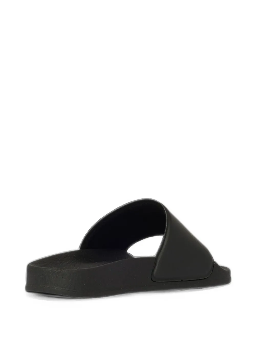 Elisabetta Franchi Kids logo-print sliders Zwart