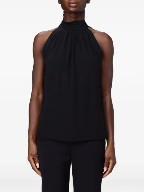 Hanita pleated halterneck top