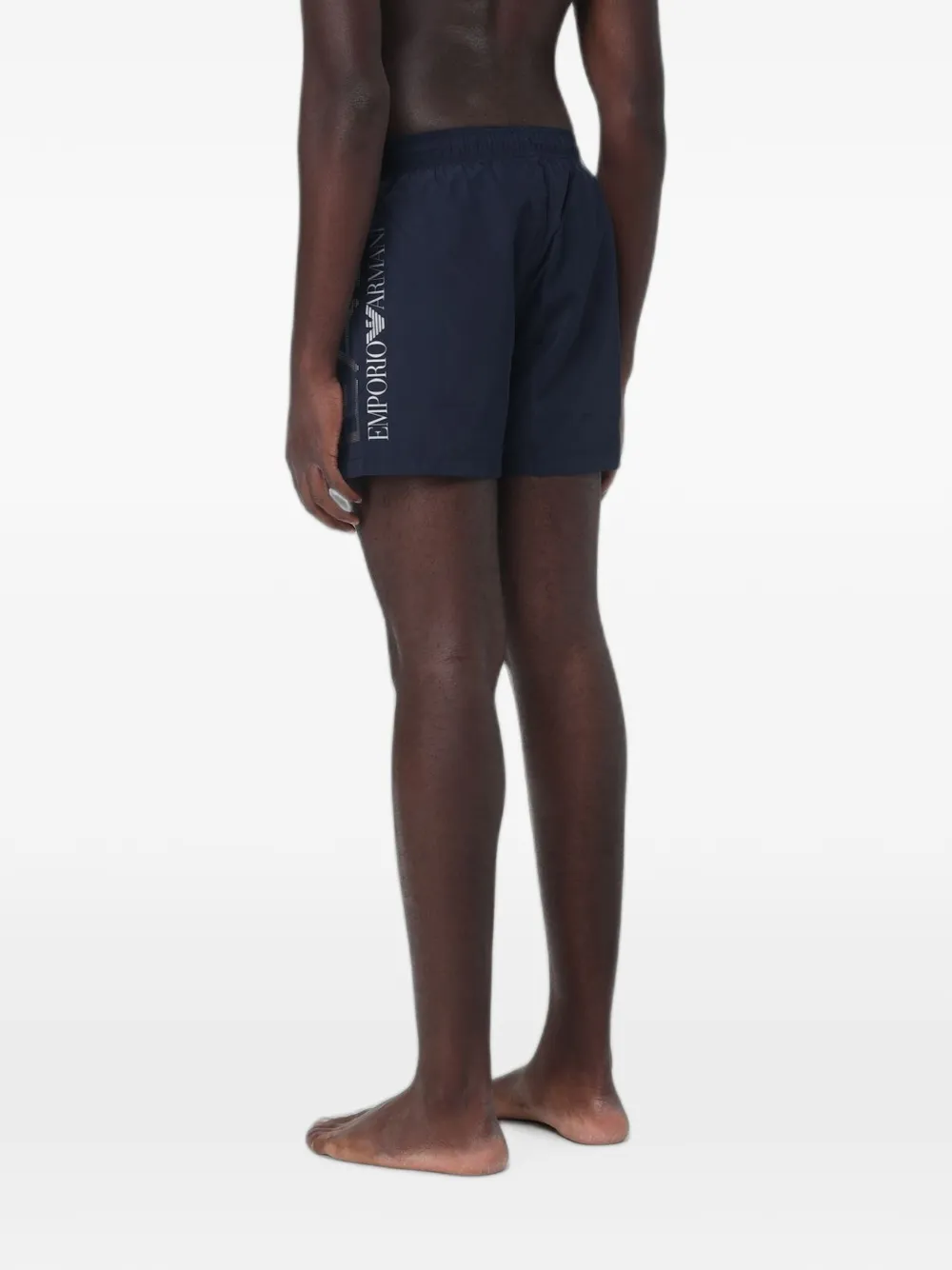 Ea7 Emporio Armani EA7 zwembroek met logoprint Blauw