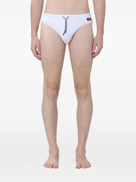 Emporio Armani logo-patch drawstring swimming briefs