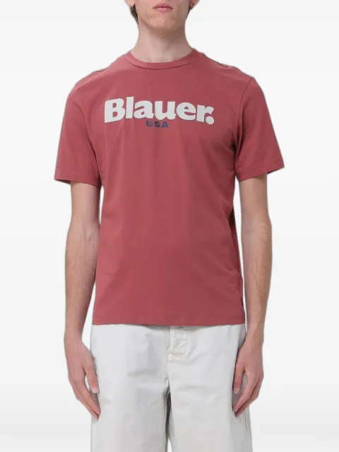 Blauer logo-print cotton T-shirt