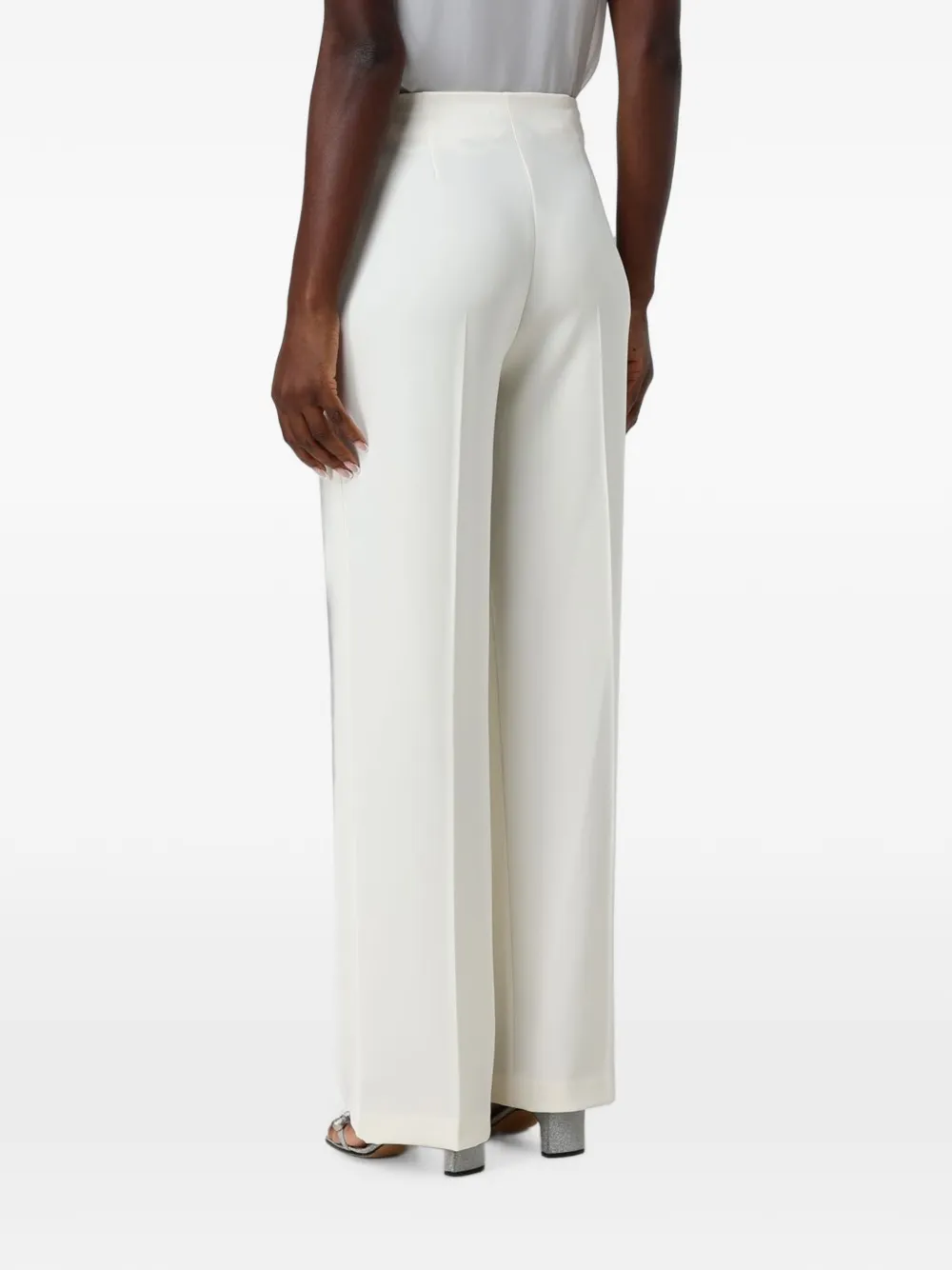 Hanita Geplooide broek Wit