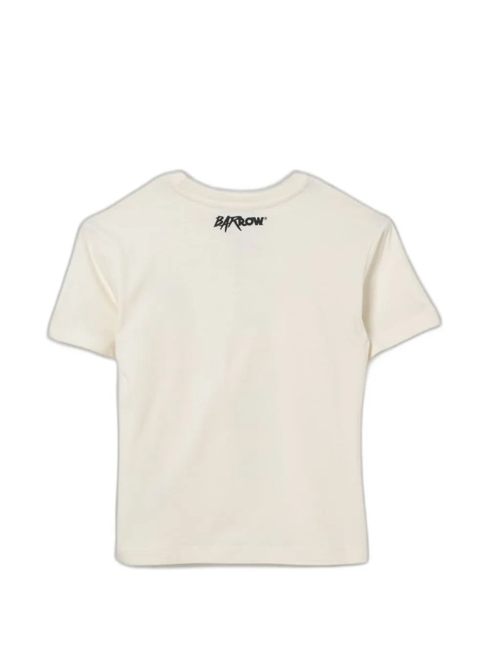 Barrow kids Katoenen T-shirt met logoprint Beige