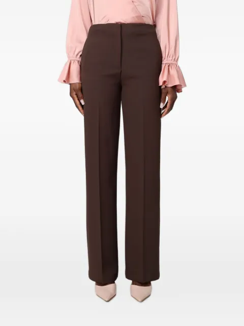 Hanita pressed-crease straight-leg trousers
