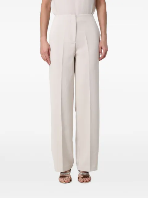 Hanita pressed-crease straight-leg trousers