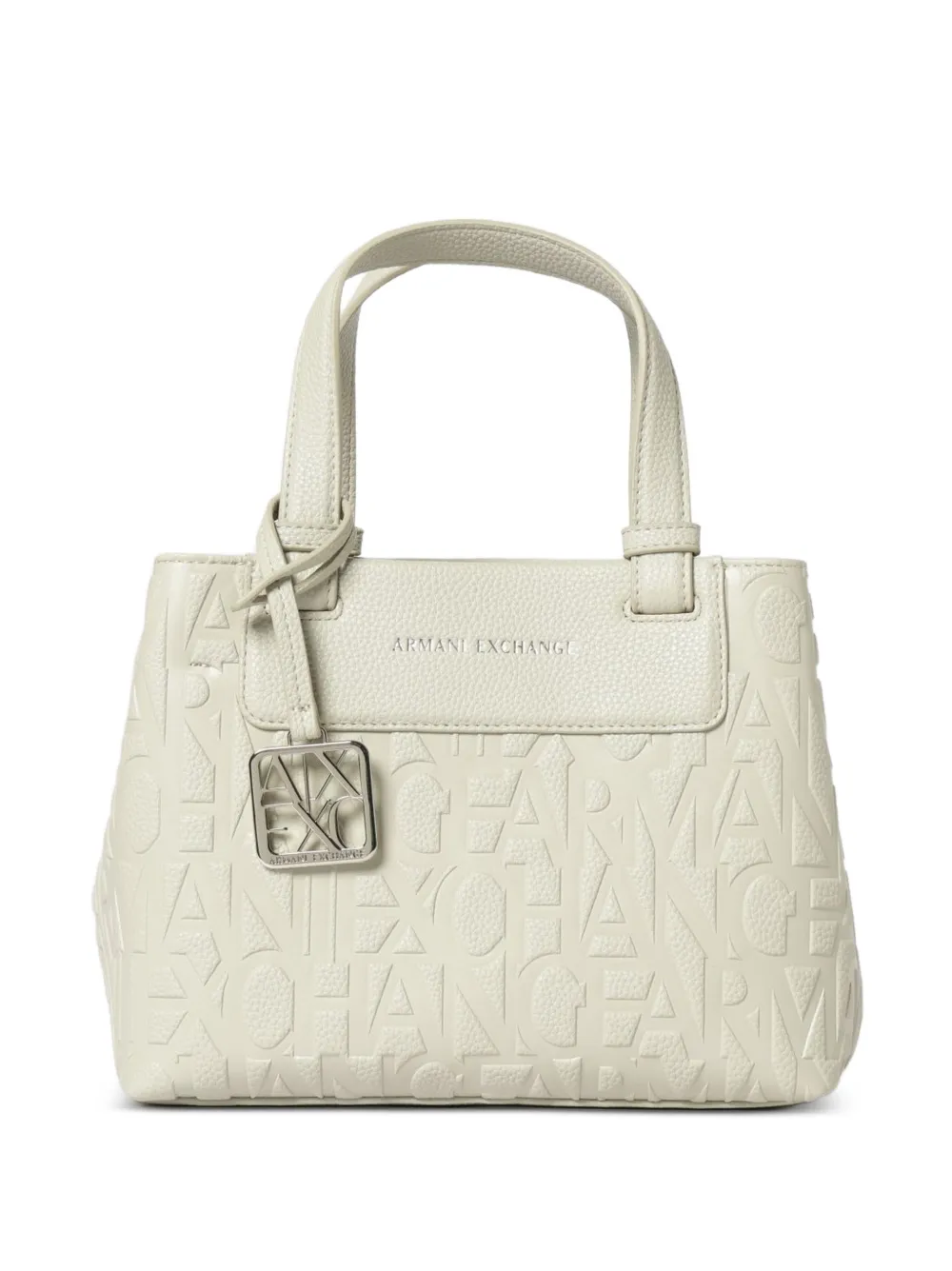 Emporio Armani sac à main à logo embossé - Tons neutres