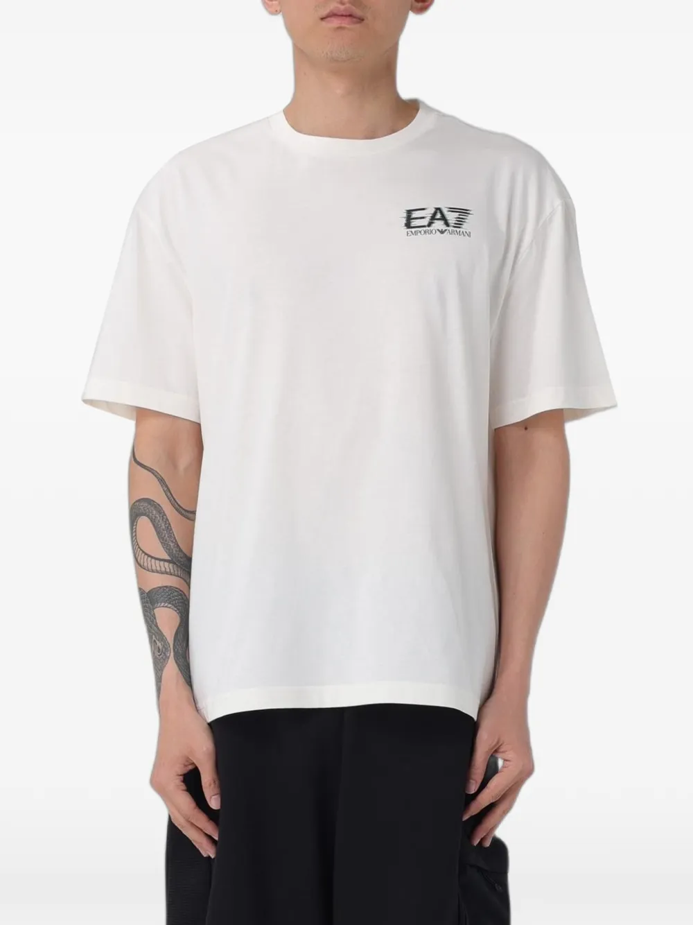 Ea7 Emporio Armani logo-print T-shirt
