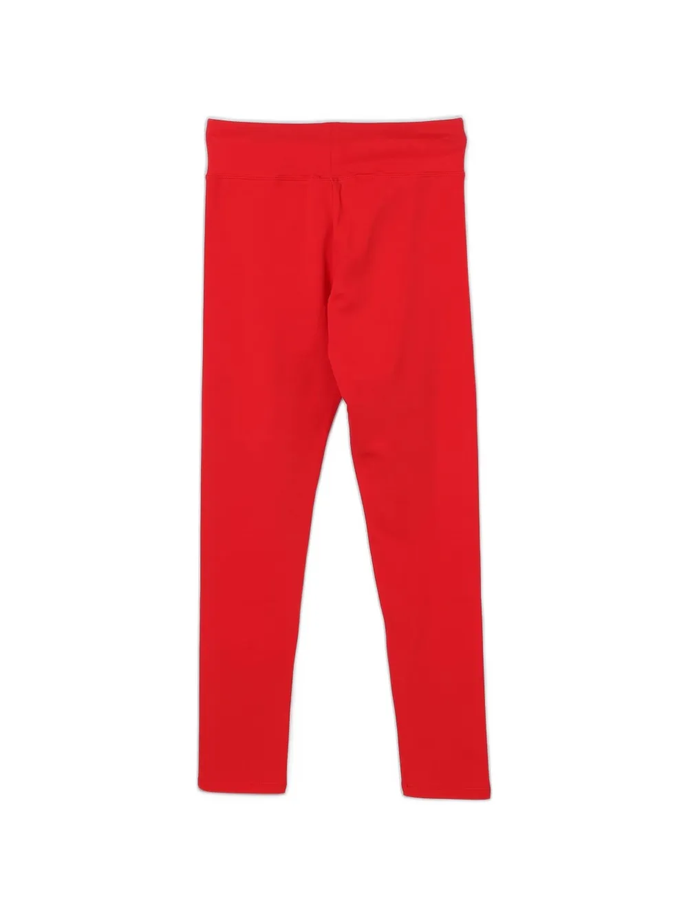 Diesel Kids cotton leggings with cut-off logo Rood