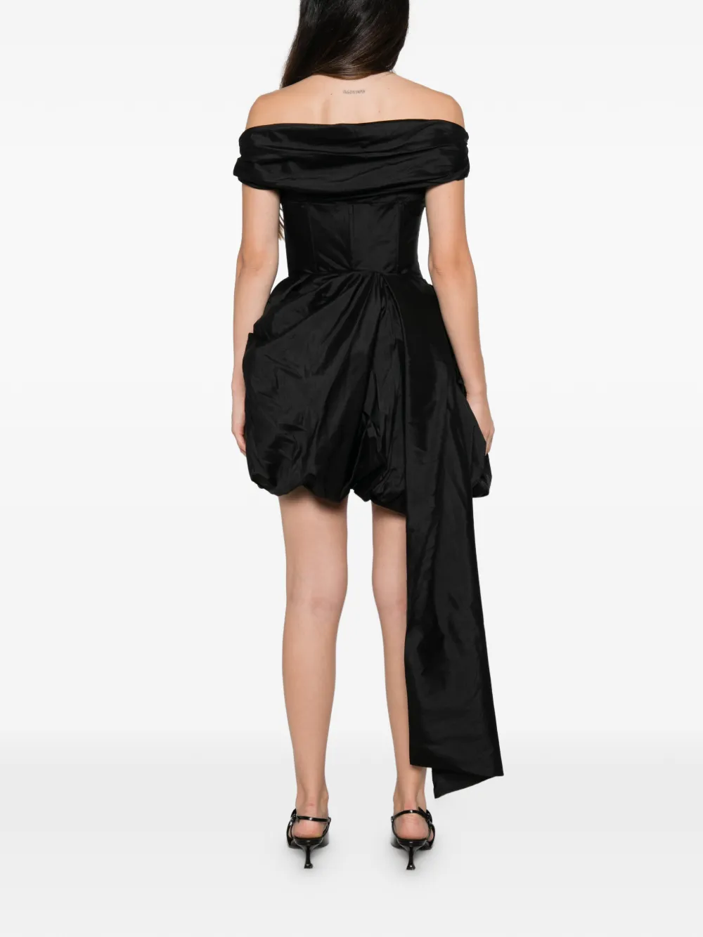 STAUD Fabianne mini-jurk Zwart