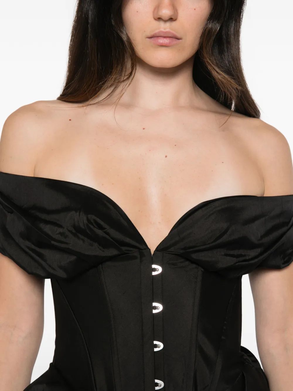 STAUD Fabianne mini-jurk Zwart
