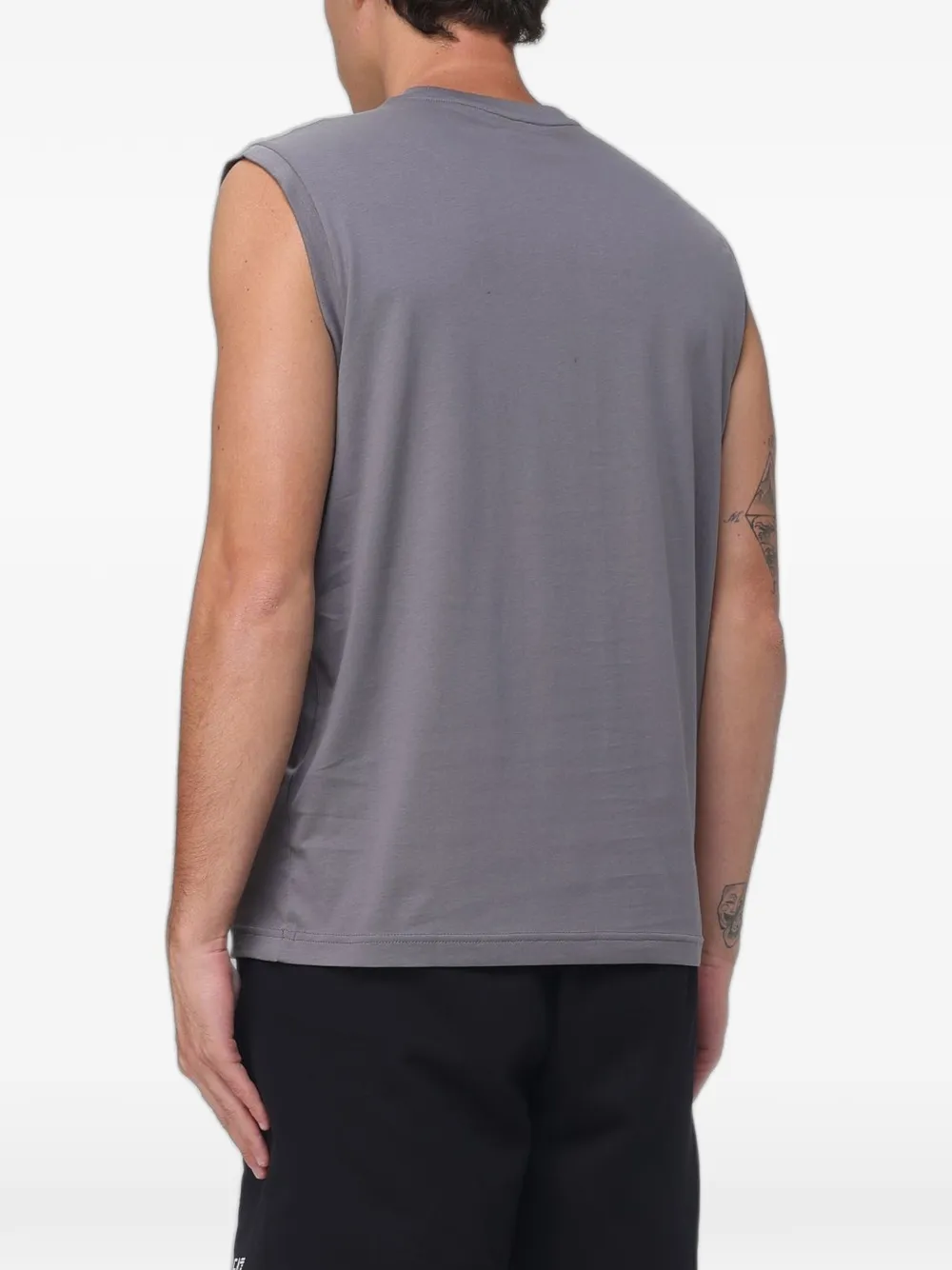 Ea7 Emporio Armani Visibility tanktop met logo-print Grijs