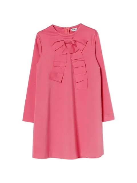 Il Gufo bow-detail long-sleeve dress